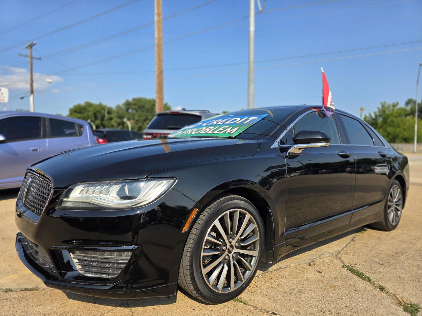 2017 BLACK /BLACK Lincoln MKZ Premier FWD (3LN6L5A95HR) with an 2.0L L4 DOHC 16V engine, 6A transmission, located at 2660 S.Garland Avenue, Garland, TX, 75041, (469) 298-3118, 32.885551, -96.655602 - Photo#7