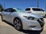 2017 SILVER Nissan Maxima 3.5 SV (1N4AA6AP2HC) with an 3.5L V6 DOHC 24V engine, CVT transmission, located at 2660 S.Garland Avenue, Garland, TX, 75041, (469) 298-3118, 32.885551, -96.655602 - Photo#1