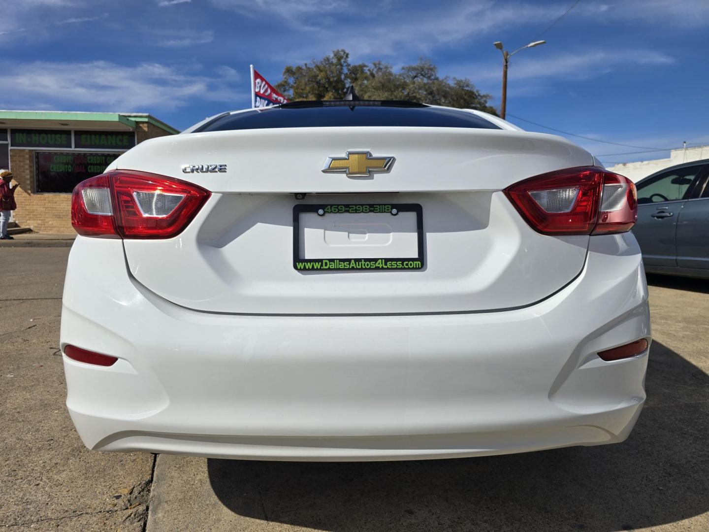 2018 BLACK Chevrolet Cruze LS (1G1BC5SM9J7) with an 1.4L L4 DOHC 16V TURBO engine, 6A transmission, located at 2660 S.Garland Avenue, Garland, TX, 75041, (469) 298-3118, 32.885551, -96.655602 - Photo#4