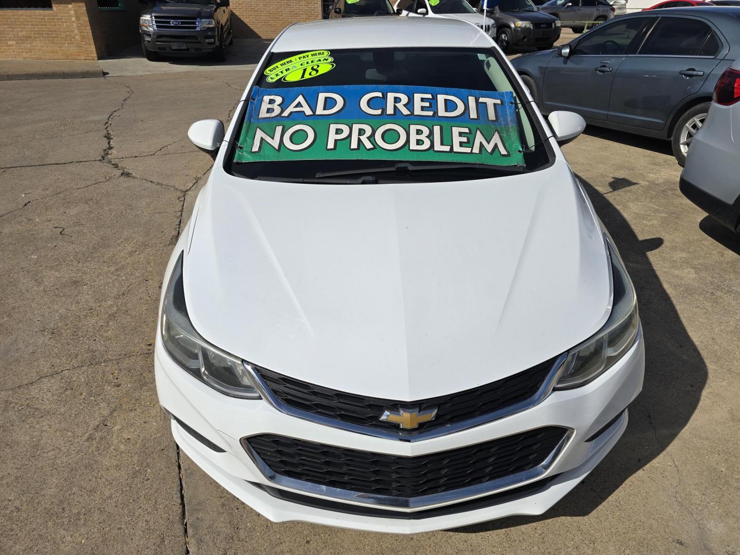 2018 BLACK Chevrolet Cruze LS (1G1BC5SM9J7) with an 1.4L L4 DOHC 16V TURBO engine, 6A transmission, located at 2660 S.Garland Avenue, Garland, TX, 75041, (469) 298-3118, 32.885551, -96.655602 - Photo#7