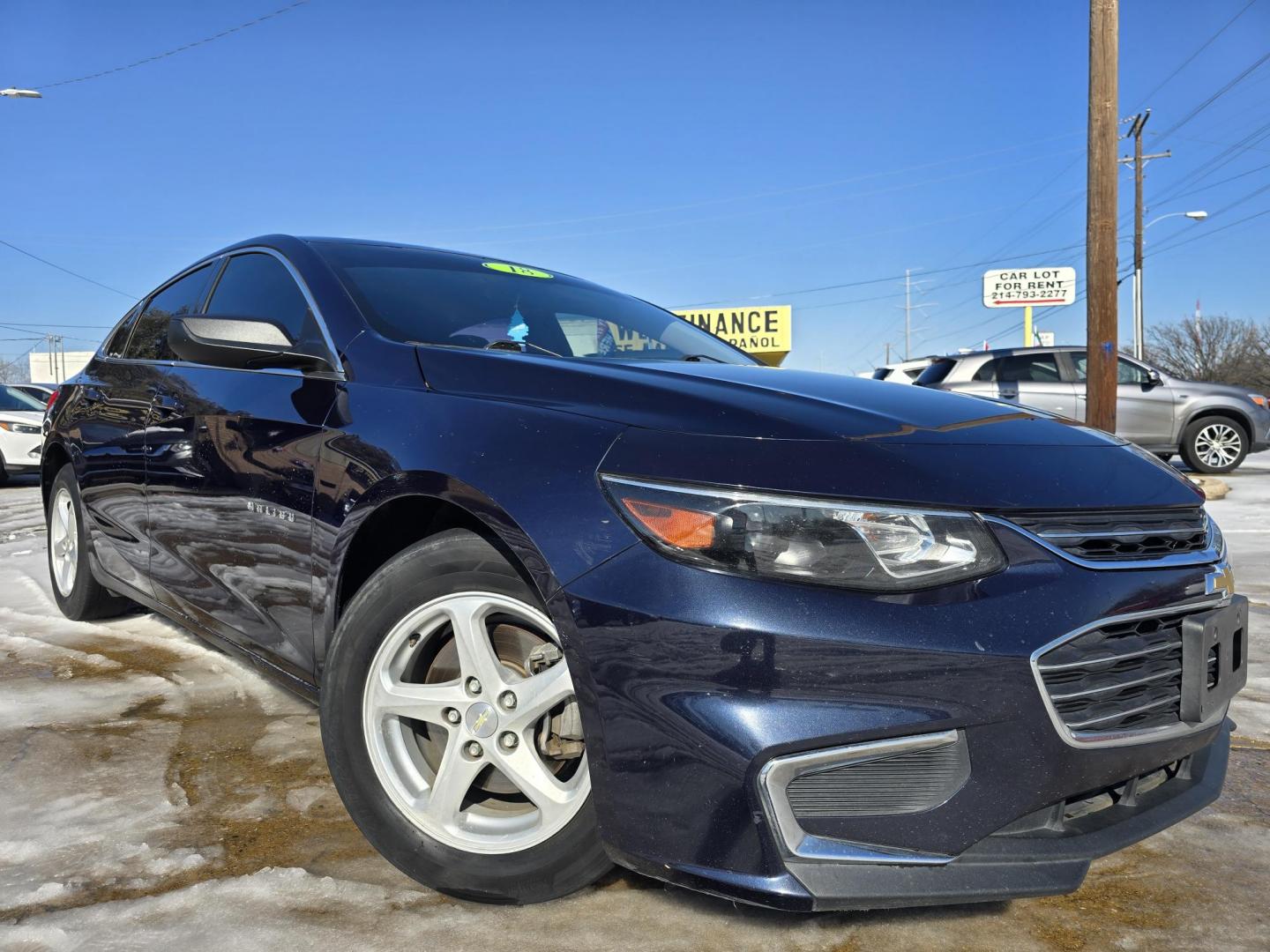 2018 DARK BLUE Chevrolet Malibu LS (1G1ZB5ST3JF) with an 1.5L L4 DOHC 16V engine, 6A transmission, located at 2660 S.Garland Avenue, Garland, TX, 75041, (469) 298-3118, 32.885551, -96.655602 - CASH$$$$$$$$$ CAR!!! - Photo#0