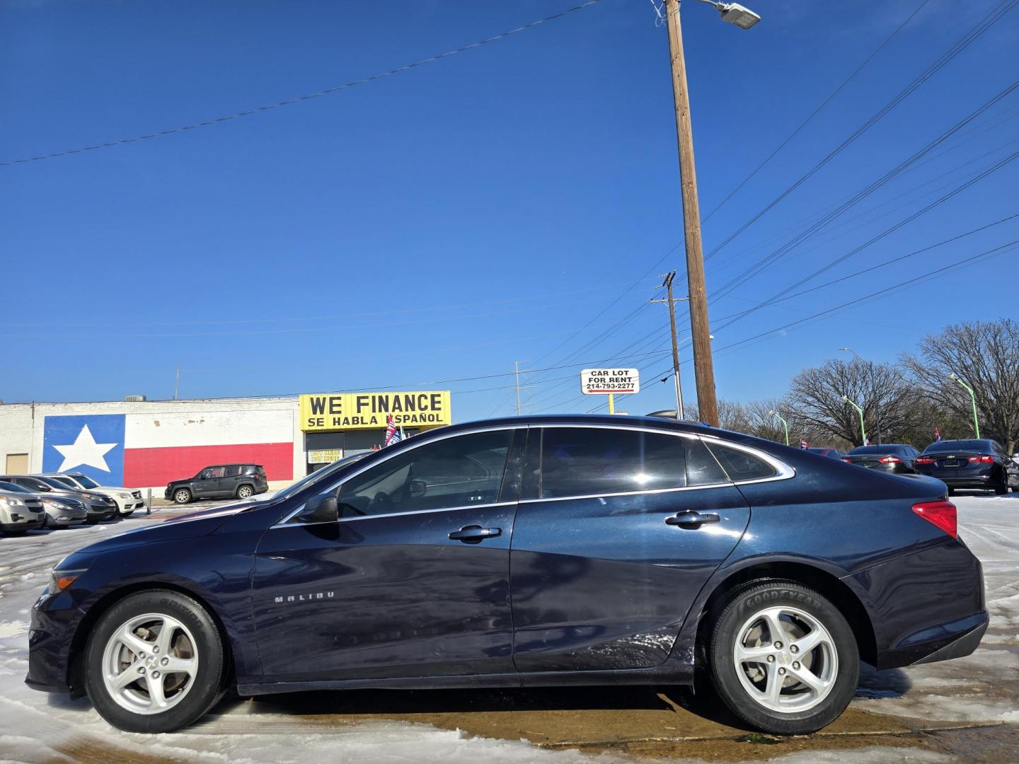 2018 DARK BLUE Chevrolet Malibu LS (1G1ZB5ST3JF) with an 1.5L L4 DOHC 16V engine, 6A transmission, located at 2660 S.Garland Avenue, Garland, TX, 75041, (469) 298-3118, 32.885551, -96.655602 - CASH$$$$$$$$$ CAR!!! - Photo#7