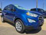 2018 BLUE Ford EcoSport SE (MAJ3P1TE7JC) with an 1.0L L3 engine, 6A transmission, located at 2660 S.Garland Avenue, Garland, TX, 75041, (469) 298-3118, 32.885551, -96.655602 - Photo#1
