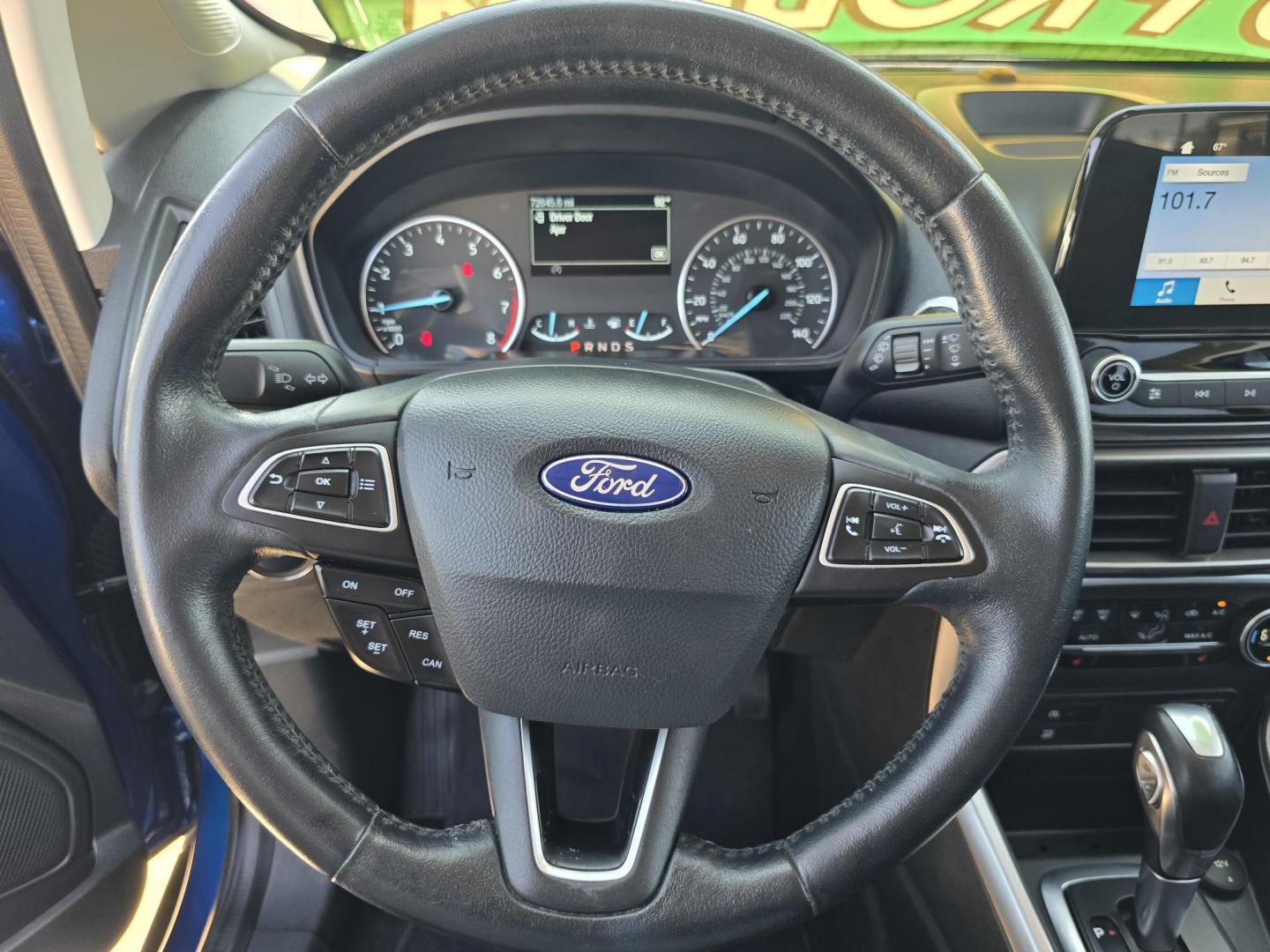 2018 BLUE Ford EcoSport SE (MAJ3P1TE7JC) with an 1.0L L3 engine, 6A transmission, located at 2660 S.Garland Avenue, Garland, TX, 75041, (469) 298-3118, 32.885551, -96.655602 - Photo#11
