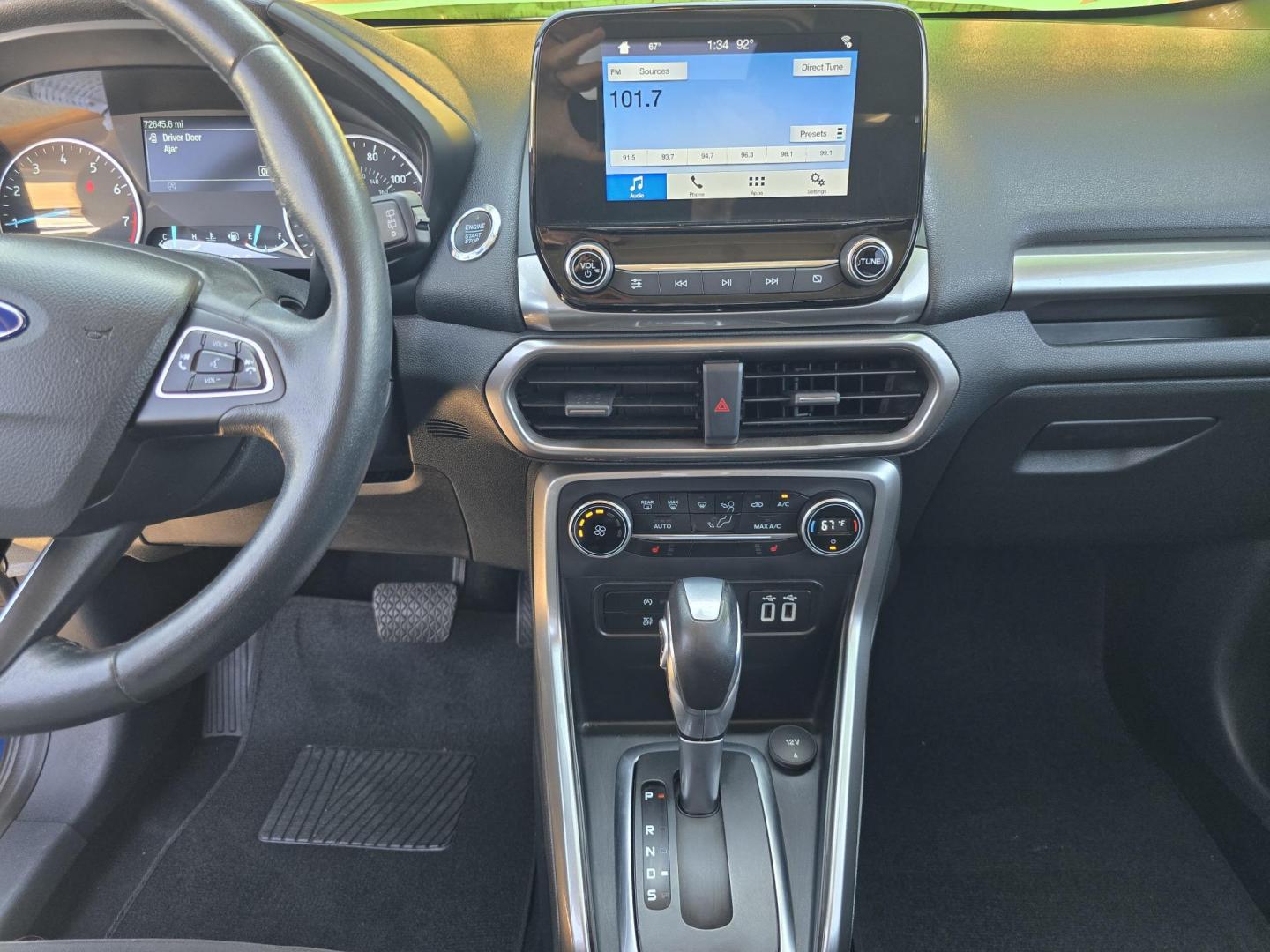 2018 BLUE Ford EcoSport SE (MAJ3P1TE7JC) with an 1.0L L3 engine, 6A transmission, located at 2660 S.Garland Avenue, Garland, TX, 75041, (469) 298-3118, 32.885551, -96.655602 - Photo#13