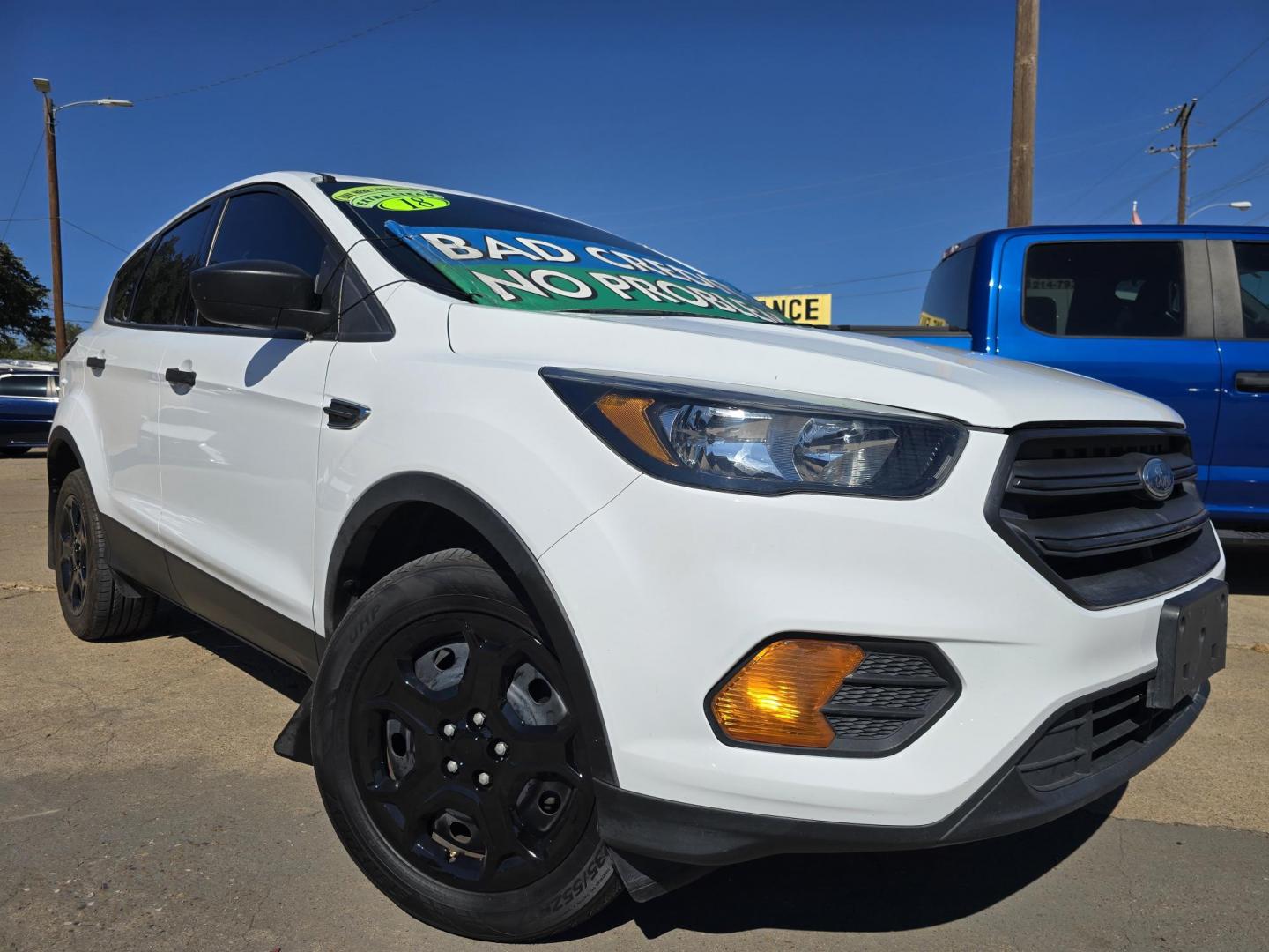 2018 Ford Escape S (1FMCU0F77JU) with an 2.5L L4 DOHC 16V engine, 6A transmission, located at 2660 S.Garland Avenue, Garland, TX, 75041, (469) 298-3118, 32.885551, -96.655602 - Welcome to DallasAutos4Less, one of the Premier BUY HERE PAY HERE Dealers in the North Dallas Area. We specialize in financing to people with NO CREDIT or BAD CREDIT. We need proof of income, proof of residence, and a ID. Come buy your new car from us today!! This is a Super Clean 2018 FORD ESCAP - Photo#0