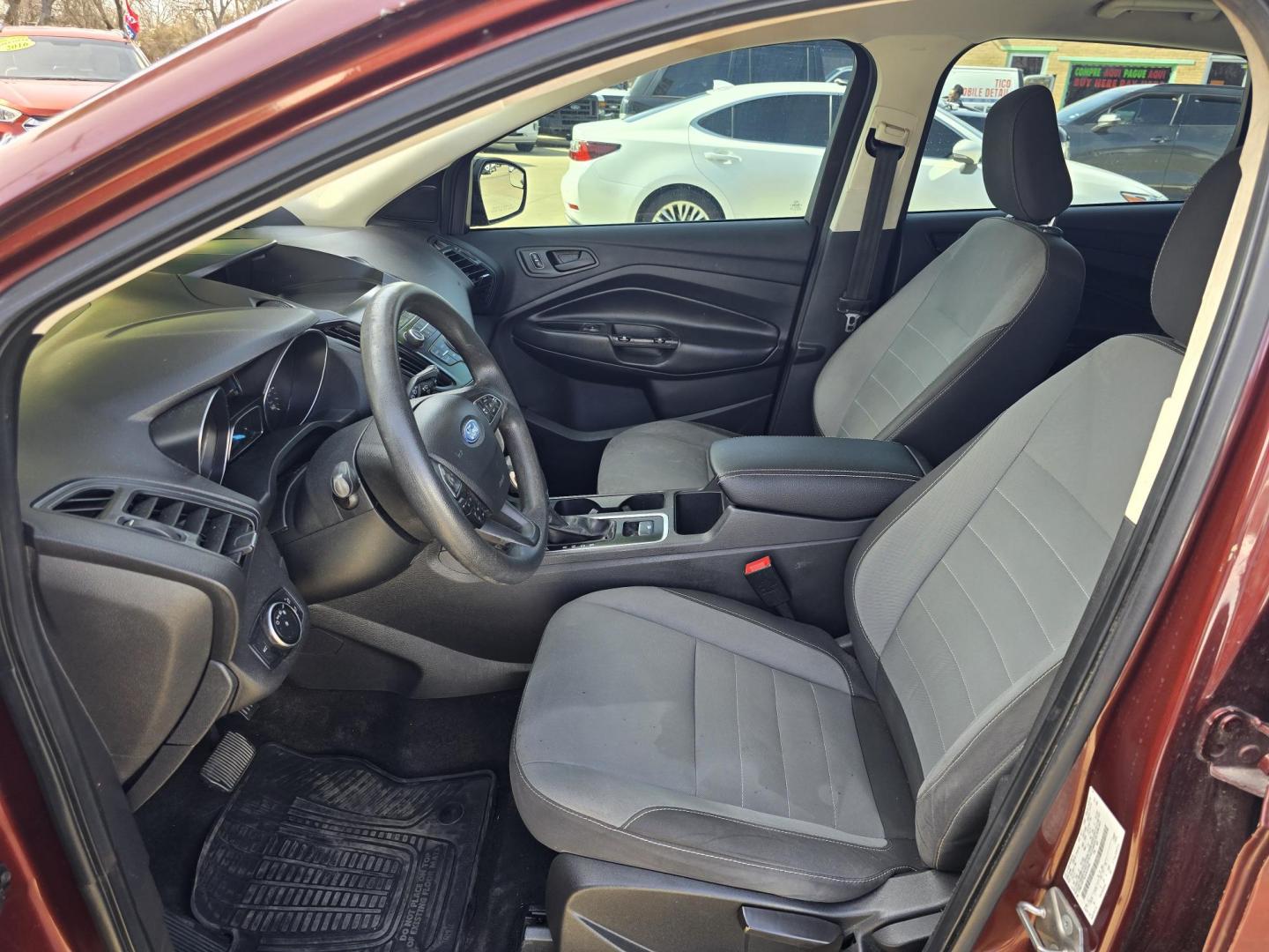 2018 BROWN Ford Escape S (1FMCU0F74JU) with an 2.5L L4 DOHC 16V engine, 6A transmission, located at 2660 S.Garland Avenue, Garland, TX, 75041, (469) 298-3118, 32.885551, -96.655602 - Photo#11