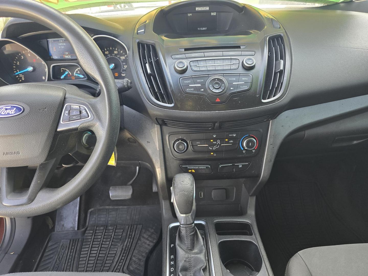 2018 BROWN Ford Escape S (1FMCU0F74JU) with an 2.5L L4 DOHC 16V engine, 6A transmission, located at 2660 S.Garland Avenue, Garland, TX, 75041, (469) 298-3118, 32.885551, -96.655602 - Photo#13