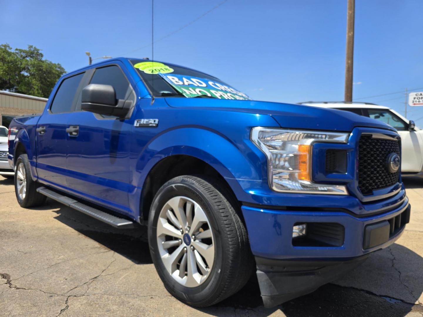 2018 BLUE Ford F-150 STX (1FTEW1CPXJK) with an 2.7L V6 DOHC 24V engine, 6A transmission, located at 2660 S.Garland Avenue, Garland, TX, 75041, (469) 298-3118, 32.885551, -96.655602 - Photo#1