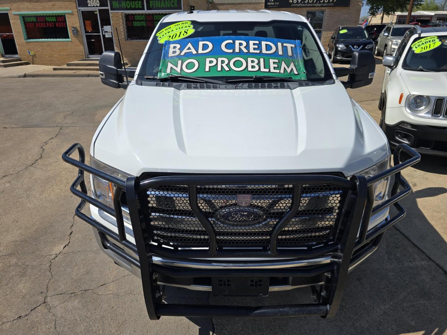 2018 WHITE Ford F-150 XLT (1FTFW1E56JF) with an 5.0L V8 OHV 16V engine, 6A transmission, located at 2660 S.Garland Avenue, Garland, TX, 75041, (469) 298-3118, 32.885551, -96.655602 - Photo#9