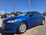 2018 BLUE Ford Fusion S (3FA6P0G72JR) with an 2.5L L4 DOHC 16V engine, 6A transmission, located at 2660 S.Garland Avenue, Garland, TX, 75041, (469) 298-3118, 32.885551, -96.655602 - Photo#7