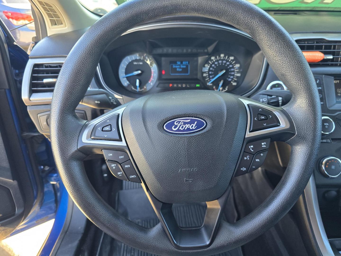 2018 BLUE Ford Fusion S (3FA6P0G72JR) with an 2.5L L4 DOHC 16V engine, 6A transmission, located at 2660 S.Garland Avenue, Garland, TX, 75041, (469) 298-3118, 32.885551, -96.655602 - Photo#12