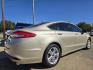 2018 GOLD Ford Fusion SE (3FA6P0HD9JR) with an 1.5L L4 DOHC 16V engine, 6A transmission, located at 2660 S.Garland Avenue, Garland, TX, 75041, (469) 298-3118, 32.885551, -96.655602 - Photo#3
