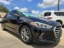 2018 BLACK Hyundai Elantra Limited (5NPD84LFXJH) with an 1.8L L4 DOHC 16V engine, 6A transmission, located at 2660 S.Garland Avenue, Garland, TX, 75041, (469) 298-3118, 32.885551, -96.655602 - Photo#1