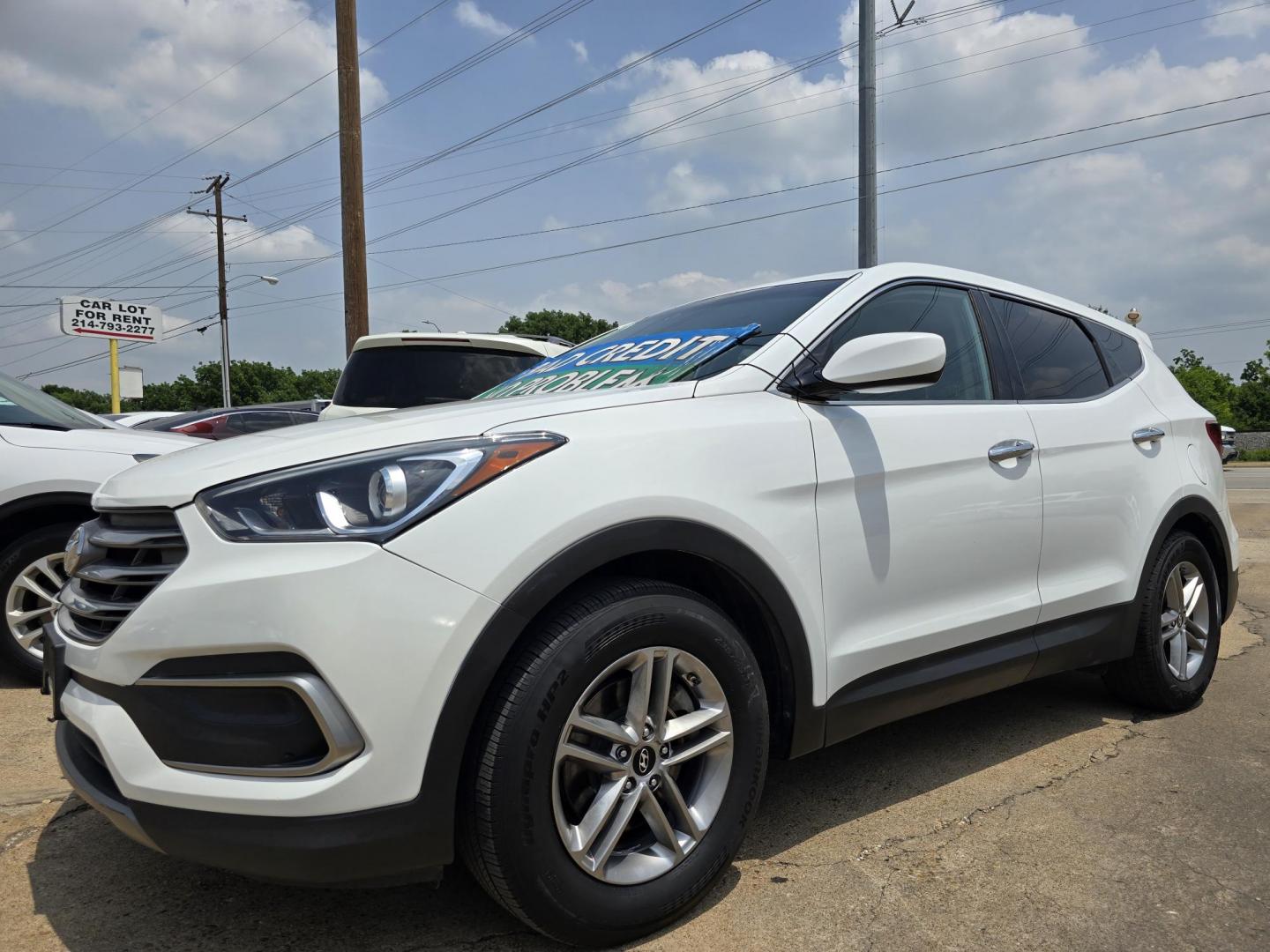 2018 DIAMOND WHITE Hyundai Santa Fe Sport (5NMZT3LB4JH) with an 2.4L L4 DOHC 16V engine, 6A transmission, located at 2660 S.Garland Avenue, Garland, TX, 75041, (469) 298-3118, 32.885551, -96.655602 - Welcome to DallasAutos4Less, one of the Premier BUY HERE PAY HERE Dealers in the North Dallas Area. We specialize in financing to people with NO CREDIT or BAD CREDIT. We need proof of income, proof of residence, and a ID. Come buy your new car from us today!! This is a Very clean 2018 HYUNDAI SAN - Photo#7
