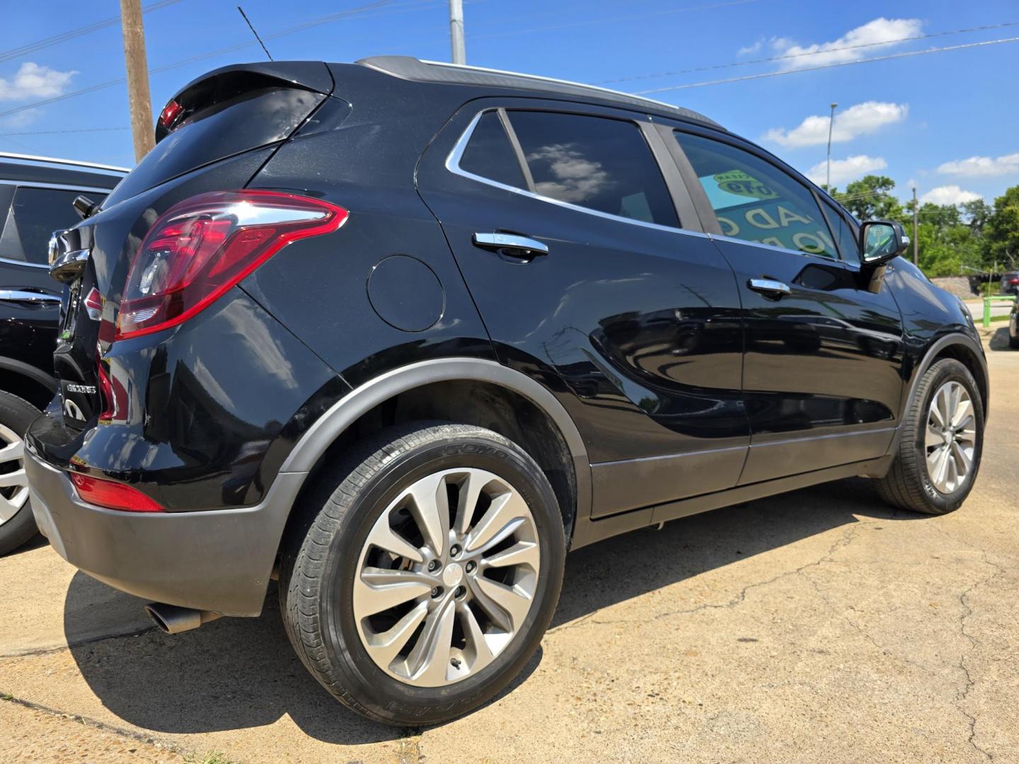 2019 BLACK Buick Encore Preferred (KL4CJASB4KB) with an 1.4L L4 DOHC 16V TURBO engine, 6A transmission, located at 2660 S.Garland Avenue, Garland, TX, 75041, (469) 298-3118, 32.885551, -96.655602 - Welcome to DallasAutos4Less, one of the Premier BUY HERE PAY HERE Dealers in the North Dallas Area. We specialize in financing to people with NO CREDIT or BAD CREDIT. We need proof of income, proof of residence, and a ID. Come buy your new car from us today!! This is a SUPER CLEAN 2019 BUICK ENCO - Photo#3