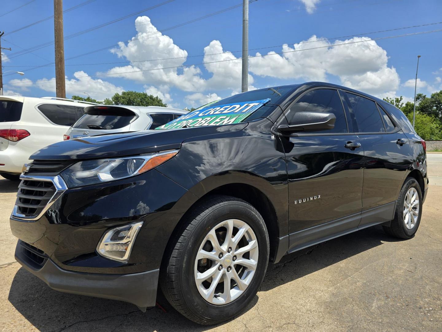 2019 BLACK Chevrolet Equinox LS (3GNAXHEV2KL) with an 1.5L L4 DIR DOHC 16V TURBO engine, 6A transmission, located at 2660 S.Garland Avenue, Garland, TX, 75041, (469) 298-3118, 32.885551, -96.655602 - Welcome to DallasAutos4Less, one of the Premier BUY HERE PAY HERE Dealers in the North Dallas Area. We specialize in financing to people with NO CREDIT or BAD CREDIT. We need proof of income, proof of residence, and a ID. Come buy your new car from us today!! This is a very well cared for 2019 Ch - Photo#7