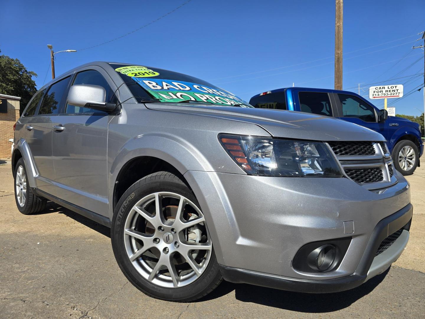 2019 GRAY /BLACK Dodge Journey GT (3C4PDCEG6KT) with an 3.6L V6 DOHC 24V engine, 6A transmission, located at 2660 S.Garland Avenue, Garland, TX, 75041, (469) 298-3118, 32.885551, -96.655602 - Photo#0