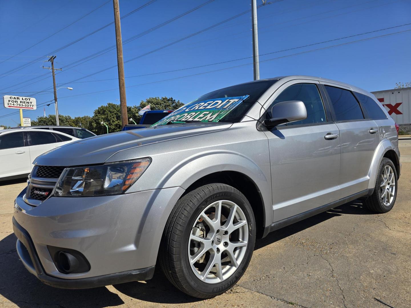 2019 GRAY /BLACK Dodge Journey GT (3C4PDCEG6KT) with an 3.6L V6 DOHC 24V engine, 6A transmission, located at 2660 S.Garland Avenue, Garland, TX, 75041, (469) 298-3118, 32.885551, -96.655602 - Photo#7