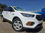 2019 WHITE Ford Escape S (1FMCU0F71KU) with an 2.5L L4 DOHC 16V engine, 6A transmission, located at 2660 S.Garland Avenue, Garland, TX, 75041, (469) 298-3118, 32.885551, -96.655602 - Photo#0