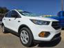 2019 WHITE Ford Escape S (1FMCU0F71KU) with an 2.5L L4 DOHC 16V engine, 6A transmission, located at 2660 S.Garland Avenue, Garland, TX, 75041, (469) 298-3118, 32.885551, -96.655602 - Photo#1
