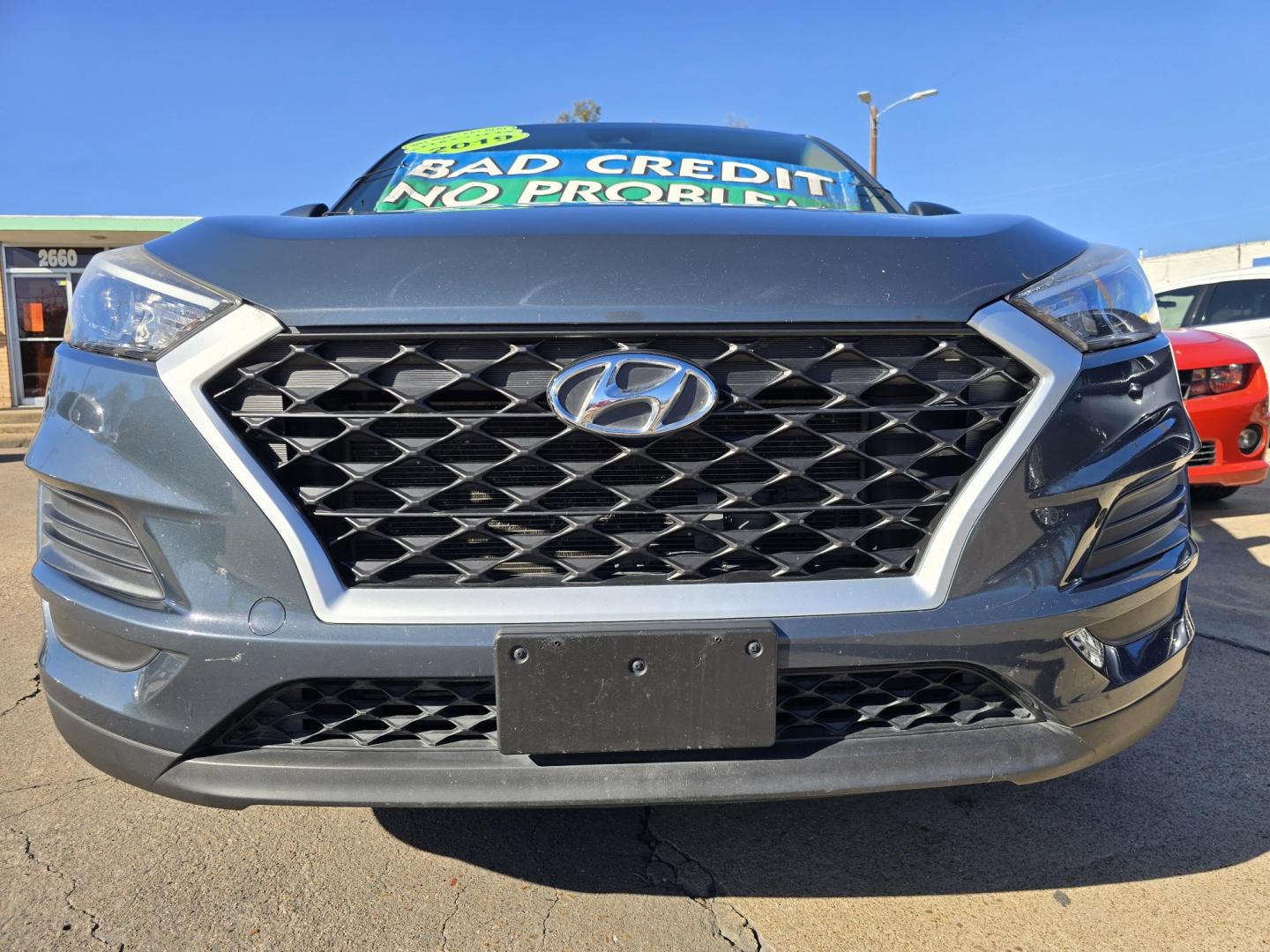 2019 BLUE Hyundai Tucson SE (KM8J23A46KU) with an 2.0L L4 DOHC 16V engine, 6A transmission, located at 2660 S.Garland Avenue, Garland, TX, 75041, (469) 298-3118, 32.885551, -96.655602 - Photo#9