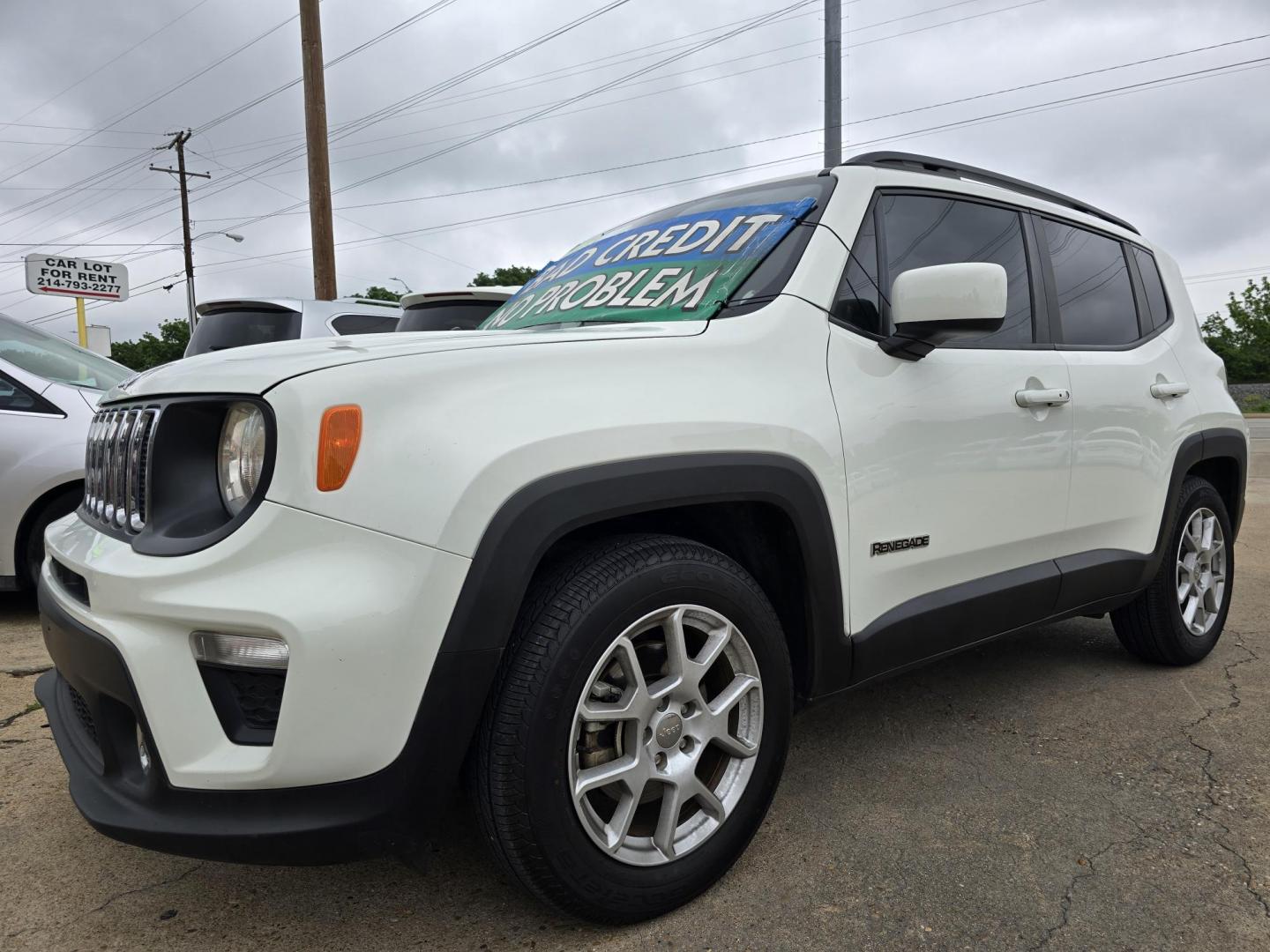 2019 WHITE Jeep Renegade Latitude (ZACNJABB7KP) with an 2.4L L4 DOHC 16V engine, 9A transmission, located at 2660 S.Garland Avenue, Garland, TX, 75041, (469) 298-3118, 32.885551, -96.655602 - Photo#7