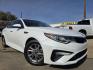 2019 DIAMOND WHITE Kia Optima LX (5XXGT4L38KG) with an 2.4L L4 DOHC 16V engine, 6A transmission, located at 2660 S.Garland Avenue, Garland, TX, 75041, (469) 298-3118, 32.885551, -96.655602 - Photo#0