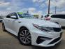 2019 DIAMOND WHITE Kia Optima EX (5XXGU4L13KG) with an 1.6L L4 DOHC 16V engine, 6A transmission, located at 2660 S.Garland Avenue, Garland, TX, 75041, (469) 298-3118, 32.885551, -96.655602 - Photo#0