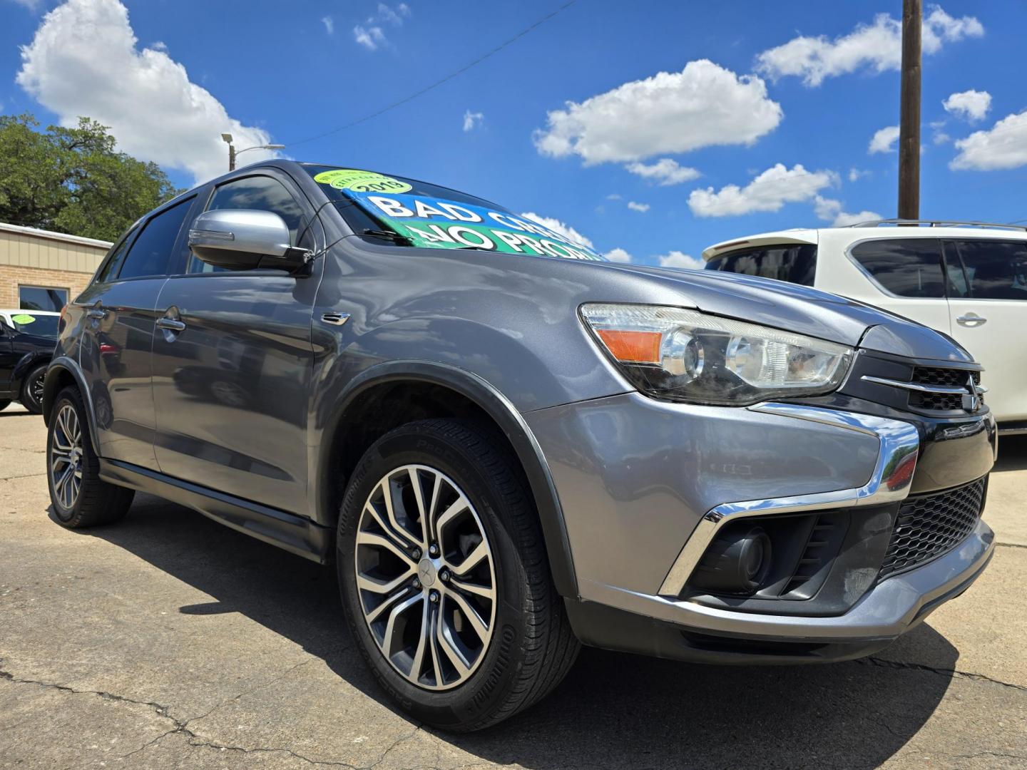 2019 GRAY Mitsubishi Outlander Sport ES (JA4AP3AU6KU) with an 2.0L L4 DOHC 16V engine, AUTO transmission, located at 2660 S.Garland Avenue, Garland, TX, 75041, (469) 298-3118, 32.885551, -96.655602 - Photo#1