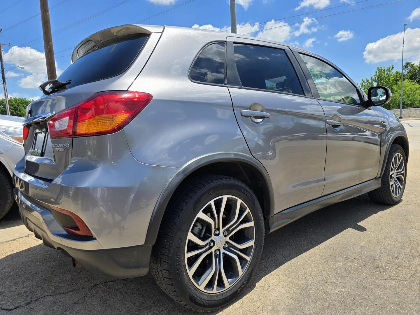 2019 GRAY Mitsubishi Outlander Sport ES (JA4AP3AU6KU) with an 2.0L L4 DOHC 16V engine, AUTO transmission, located at 2660 S.Garland Avenue, Garland, TX, 75041, (469) 298-3118, 32.885551, -96.655602 - Photo#3
