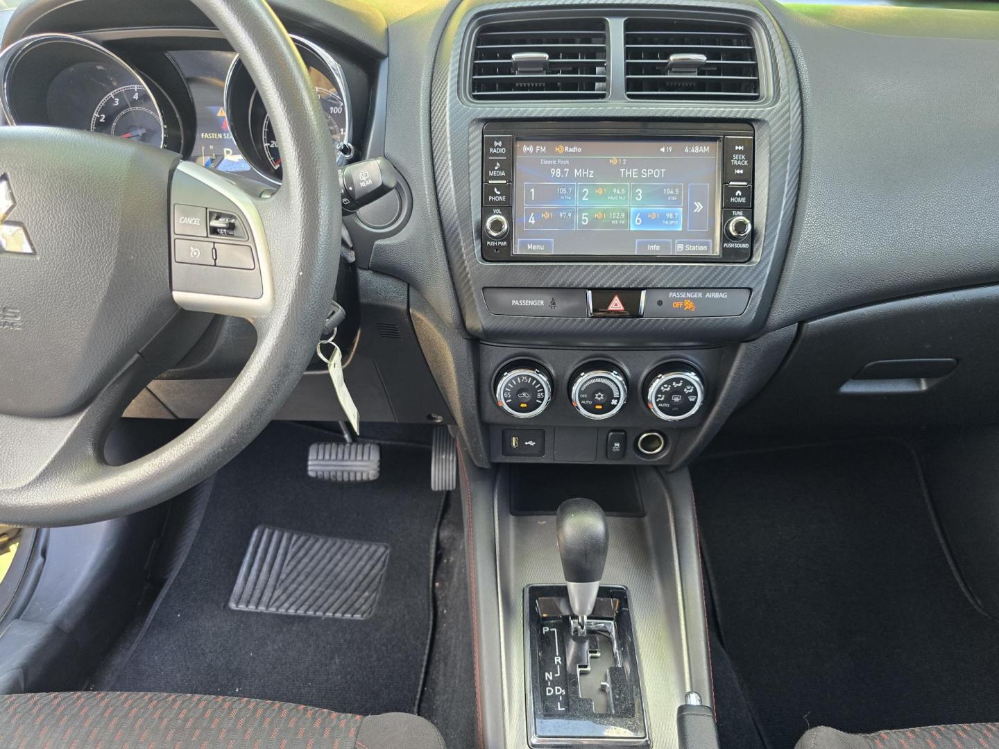 2019 GRAY Mitsubishi Outlander Sport ES (JA4AP3AU6KU) with an 2.0L L4 DOHC 16V engine, AUTO transmission, located at 2660 S.Garland Avenue, Garland, TX, 75041, (469) 298-3118, 32.885551, -96.655602 - Photo#13