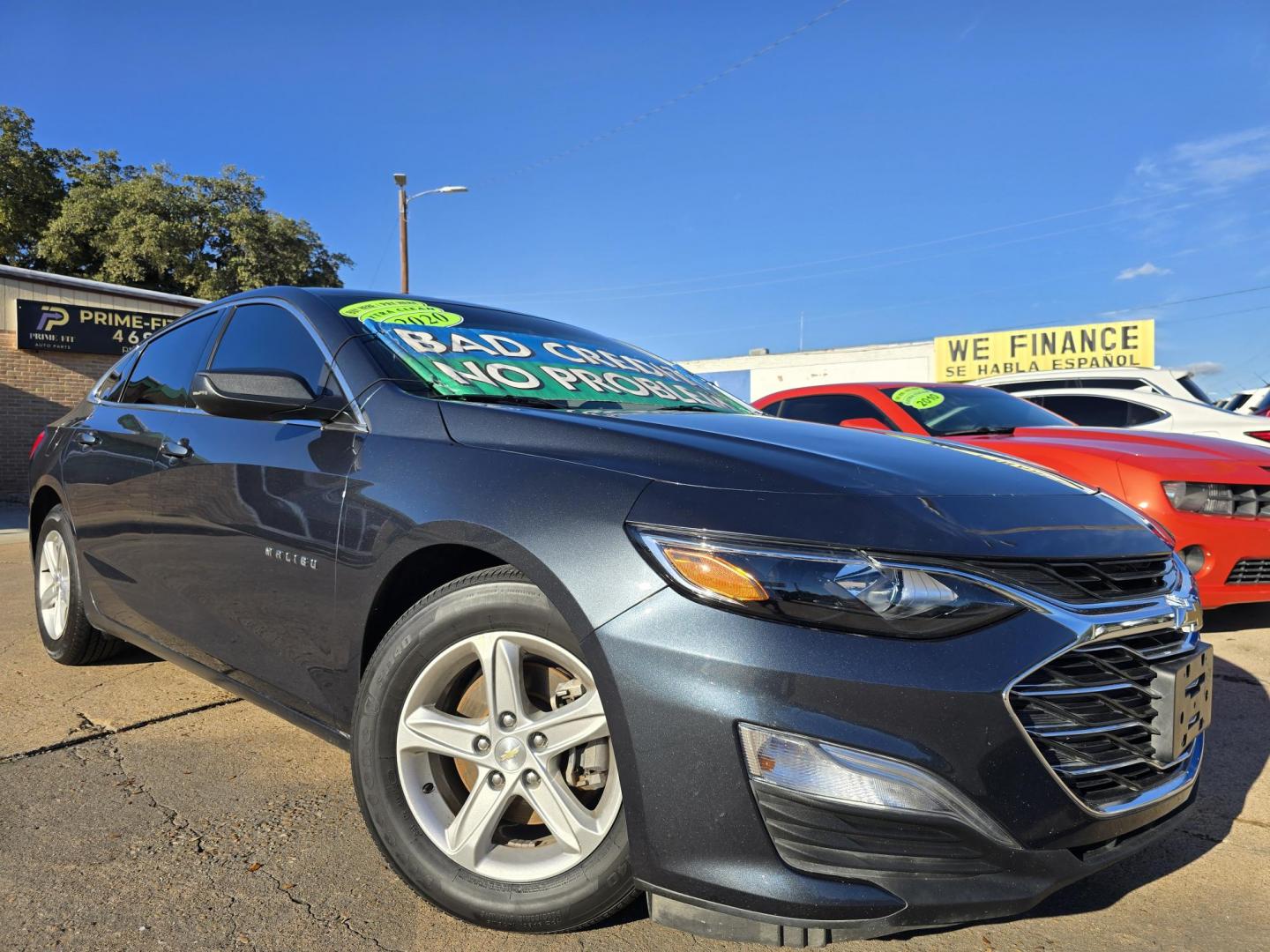 2020 GRAY Chevrolet Malibu LS (1G1ZC5ST8LF) with an 1.5L L4 DOHC 16V engine, 6A transmission, located at 2660 S.Garland Avenue, Garland, TX, 75041, (469) 298-3118, 32.885551, -96.655602 - Photo#0