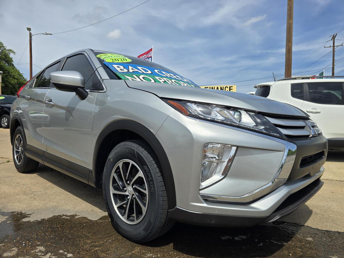 2020 SILVER Mitsubishi Eclipse Cross ES (JA4AS3AA8LZ) with an 1.5L L4 DOHC 16V engine, CVT transmission, located at 2660 S.Garland Avenue, Garland, TX, 75041, (469) 298-3118, 32.885551, -96.655602 - Photo#1