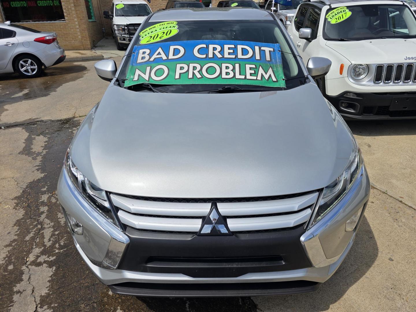 2020 SILVER Mitsubishi Eclipse Cross ES (JA4AS3AA8LZ) with an 1.5L L4 DOHC 16V engine, CVT transmission, located at 2660 S.Garland Avenue, Garland, TX, 75041, (469) 298-3118, 32.885551, -96.655602 - Photo#8