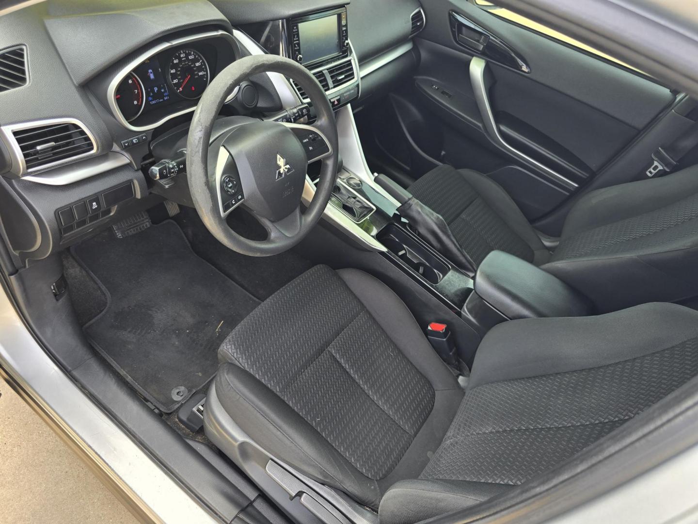 2020 SILVER Mitsubishi Eclipse Cross ES (JA4AS3AA8LZ) with an 1.5L L4 DOHC 16V engine, CVT transmission, located at 2660 S.Garland Avenue, Garland, TX, 75041, (469) 298-3118, 32.885551, -96.655602 - Photo#10