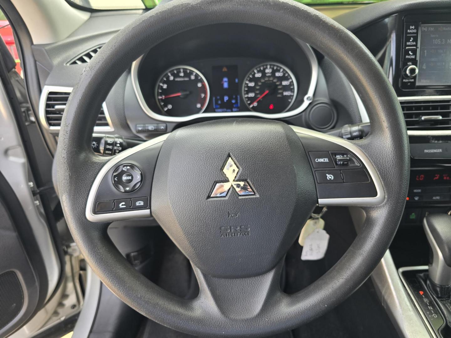 2020 SILVER Mitsubishi Eclipse Cross ES (JA4AS3AA8LZ) with an 1.5L L4 DOHC 16V engine, CVT transmission, located at 2660 S.Garland Avenue, Garland, TX, 75041, (469) 298-3118, 32.885551, -96.655602 - Photo#12