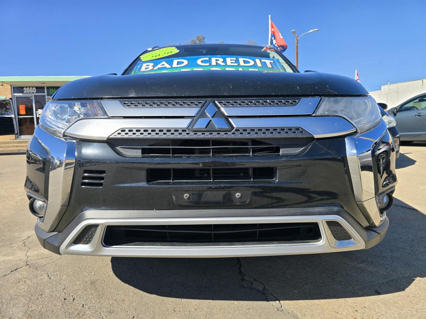 2020 BLACK Mitsubishi Outlander SEL (JA4AZ3A31LZ) with an 2.4L L4 DOHC 16V engine, CVT transmission, located at 2660 S.Garland Avenue, Garland, TX, 75041, (469) 298-3118, 32.885551, -96.655602 - Photo#9