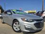 2021 SILVER Chevrolet Malibu LS (1G1ZB5ST0MF) with an 1.5L L4 DOHC 16V engine, 6A transmission, located at 2660 S.Garland Avenue, Garland, TX, 75041, (469) 298-3118, 32.885551, -96.655602 - Photo#0