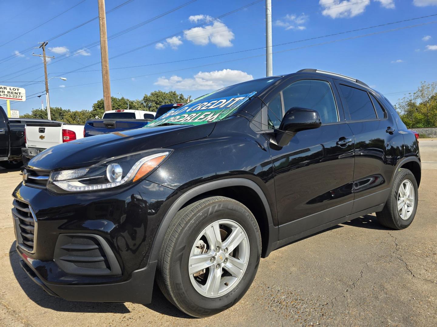 2022 BLACK Chevrolet Trax LT (KL7CJLSM4NB) with an 1.4L L4 DOHC 16V engine, 6A transmission, located at 2660 S.Garland Avenue, Garland, TX, 75041, (469) 298-3118, 32.885551, -96.655602 - Photo#7